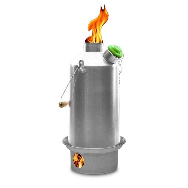 Load image into Gallery viewer, Kelly Kettle Base Camp 1.6 ltr (Stainless Steel) + Whistle By Kelly Kettle
