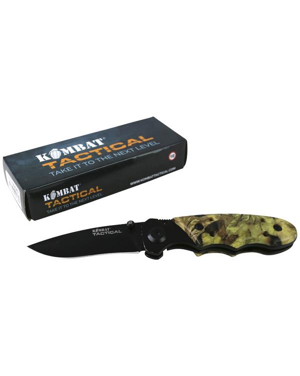 Load image into Gallery viewer, Kombat Camo Mini Lock Knife By Kombat UK

