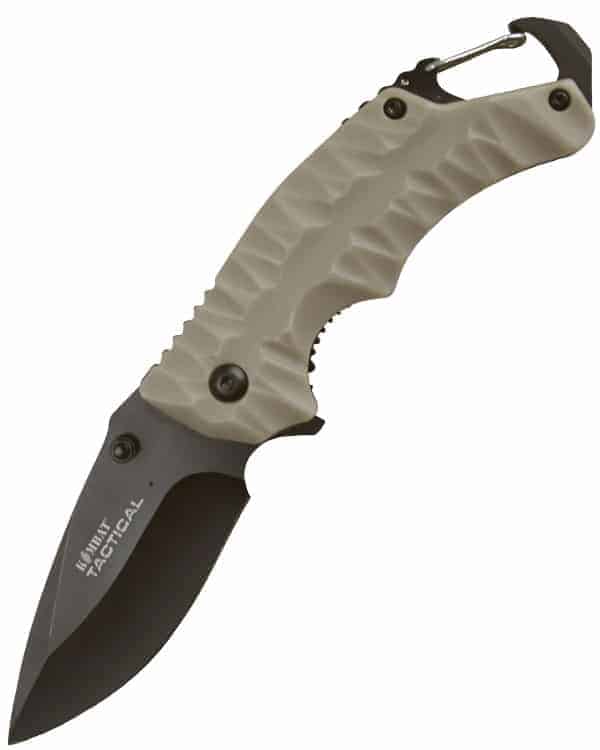 Load image into Gallery viewer, Kombat UK Elite / Gator Lock Knife (Black / Coyote) By Kombat UK
