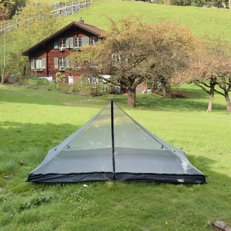 Load image into Gallery viewer, 3FULGear Lanshan 1 / 4 Season / Forest Green Hiking Pole Tent By 3F UL GEAR
