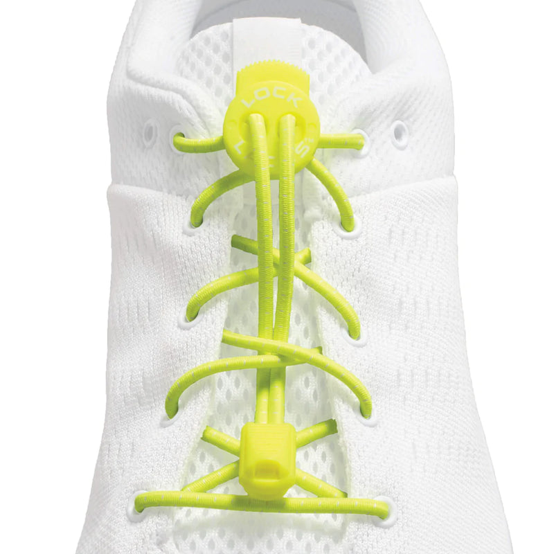 Load image into Gallery viewer, Lock Laces 48" Shoelaces (Various Colours) Neon Yellow By Lock Laces
