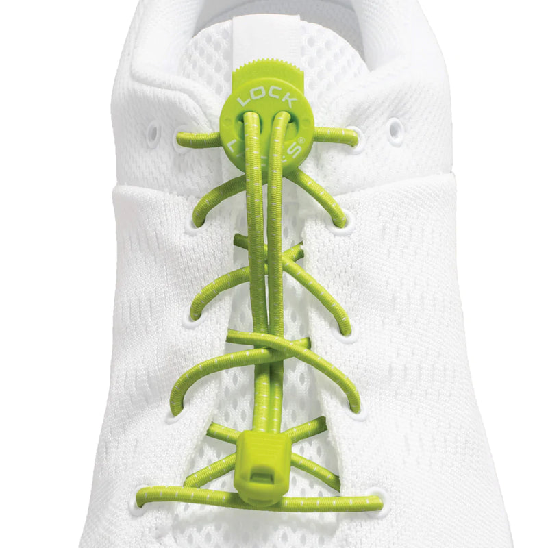 Load image into Gallery viewer, Lock Laces 48" Shoelaces (Various Colours) Sour Green Apple By Lock Laces
