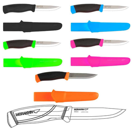 Morakniv Companion Colour Bushcraft Knife By Morakiv