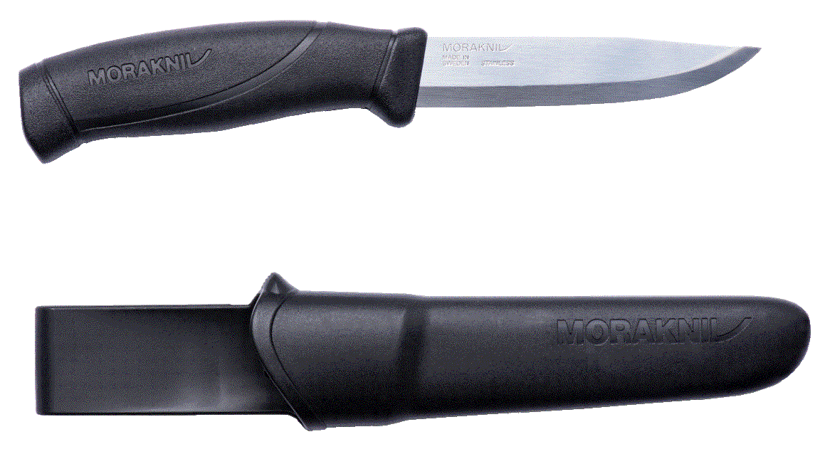 Morakniv Companion Colour Bushcraft Knife Black By Morakiv