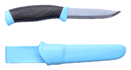 Morakniv Companion Colour Bushcraft Knife Light Blue By Morakiv