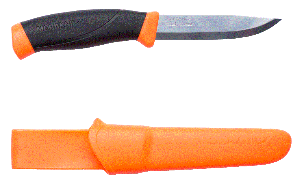 Morakniv Companion Colour Bushcraft Knife Orange By Morakiv