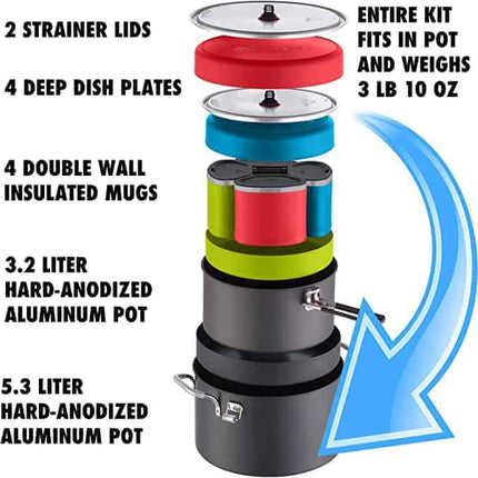 MSR Flex™ 4 Cook Set - Complete set By MSR