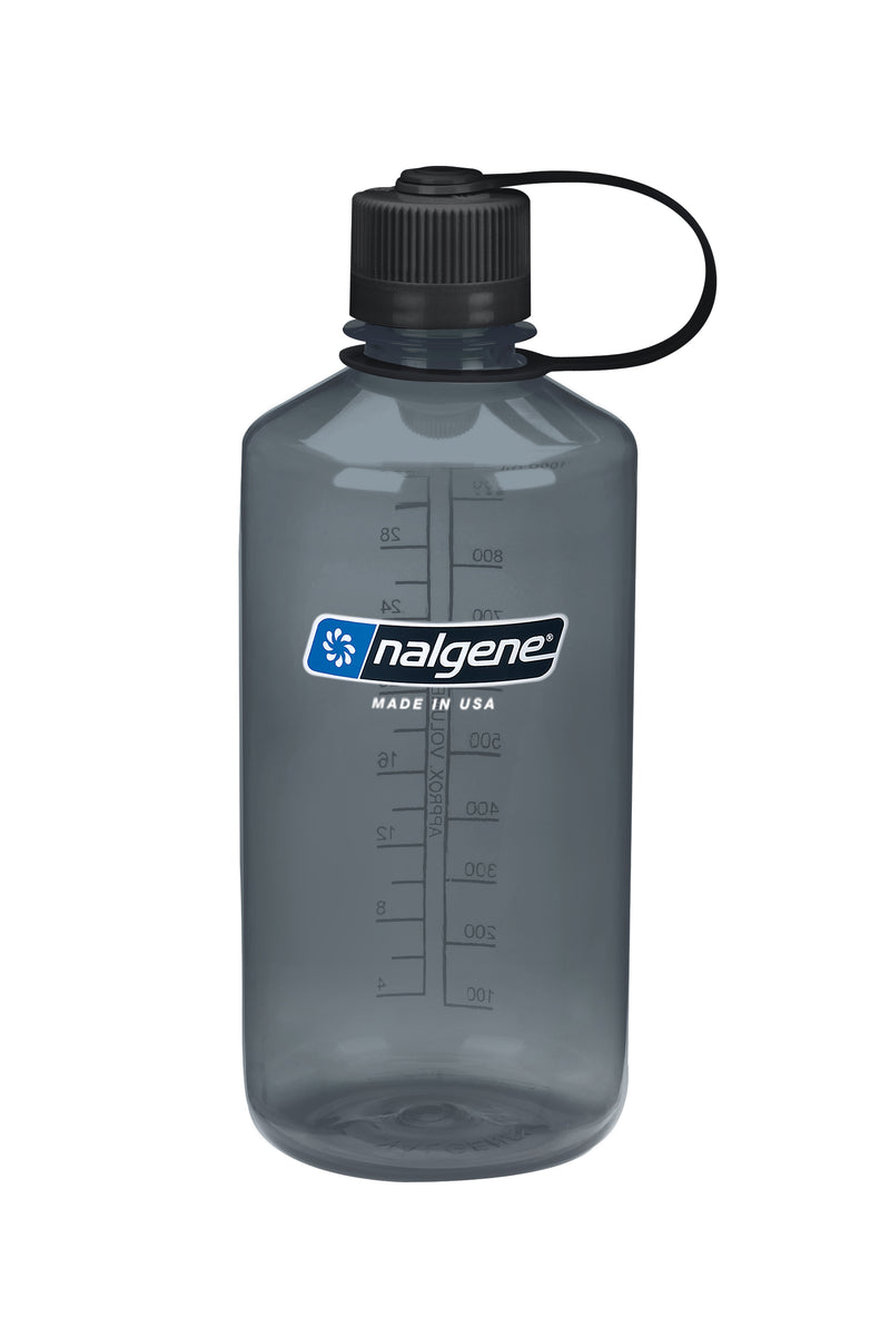 Load image into Gallery viewer, Nalgene Sustain Narrow Mouth Bottle 1L - Various Colours Gray By Nalgene
