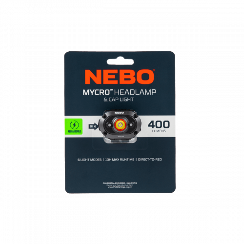 Load image into Gallery viewer, Nebo Mycro 400 Headlight Headlamp / Cap Lamp By NEBO
