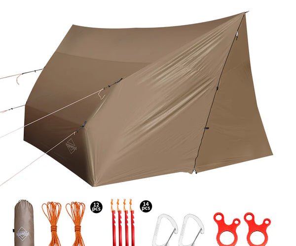Blackthorn Ultralight Brown Tarp Tent – Wood To Water Outdoors