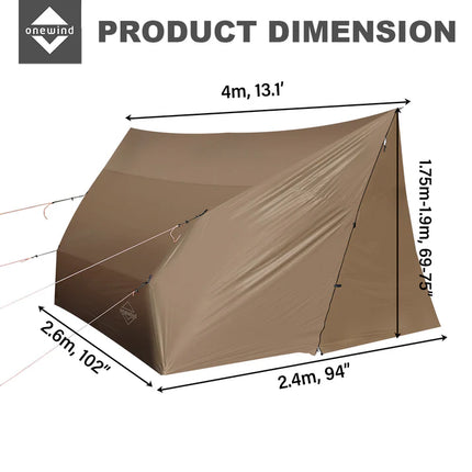 Onewind Blackthorn Ultralight Tarp Tent By Onewind Outdoors