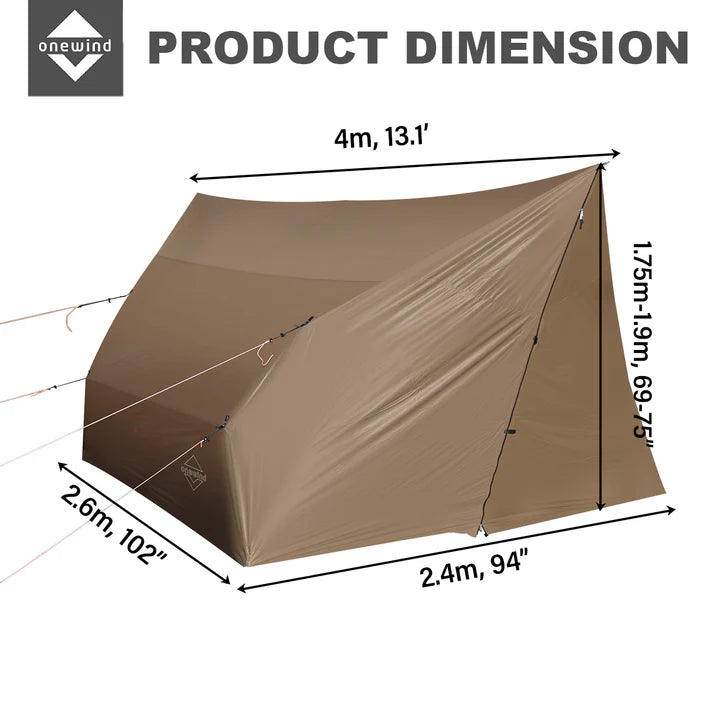 Load image into Gallery viewer, Onewind Blackthorn Ultralight Tarp Tent By Onewind Outdoors
