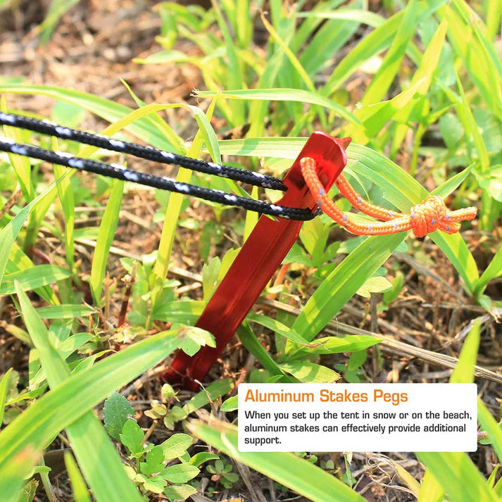 Load image into Gallery viewer, Onewind Aluminum Tent Stakes / pegs 10PCS By Onewind Outdoors
