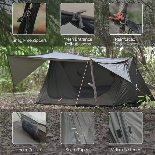 Onewind Outdoors Ultralight SoloVent Bivy Tent (2026 Version) By Onewind Outdoors