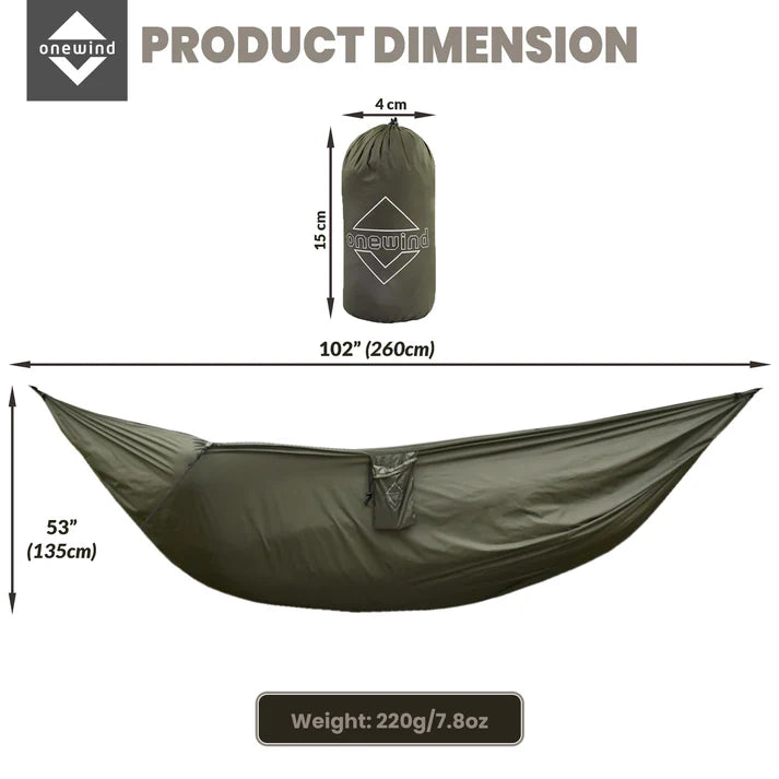 Load image into Gallery viewer, Onewind Hammock Underquilt Protector - Large (Green or Camo) By Onewind Outdoors

