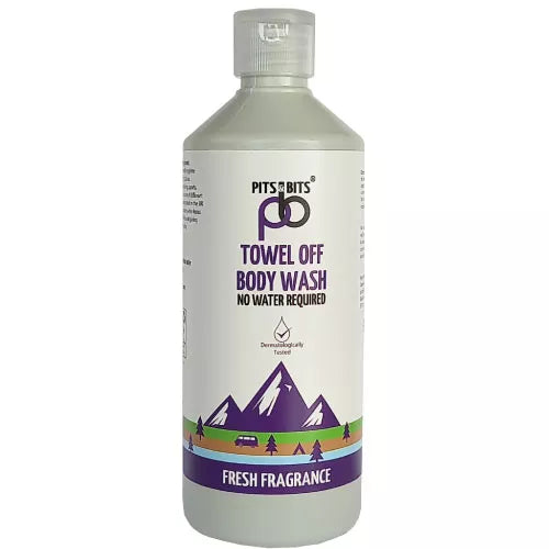Load image into Gallery viewer, Pits and Bits Towel Off Body Wash - Fresh Fragrance 500ML By Pits and Bits
