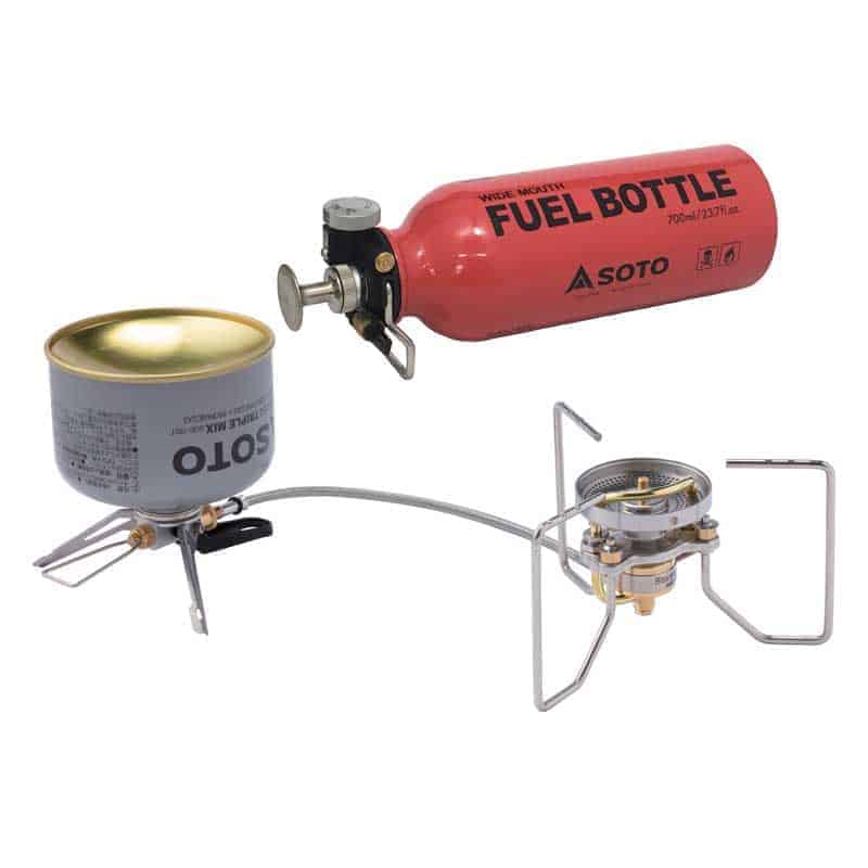 Load image into Gallery viewer, Soto Stormbreaker Multi Fuel Stove With Fuel Bottle By Soto Outdoors
