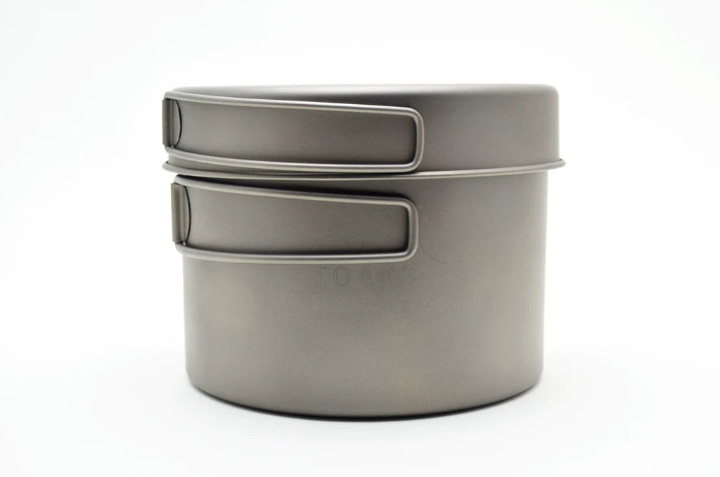 Toaks Titanium 1100/1300ml Pot with Pan – Wood To Water Outdoors