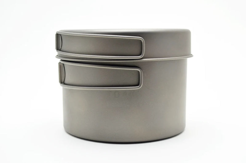 Load image into Gallery viewer, Toaks Titanium Pot with Pan ( 1100ML or 1300ML) 1300ML By Toaks Outdoors
