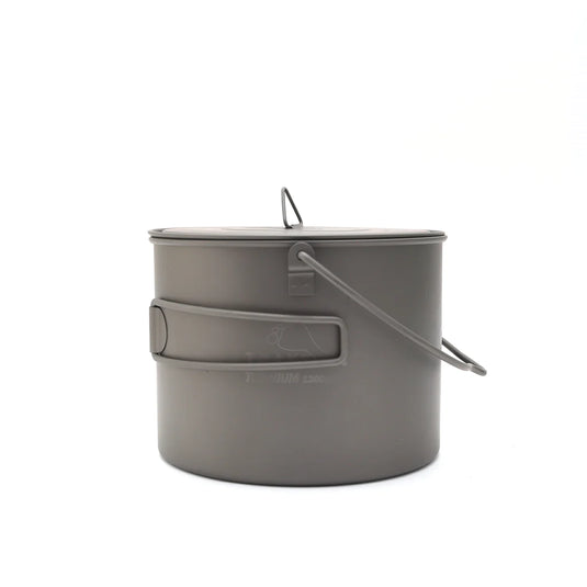 Toaks Titanium Pot with Bail Handle (Various Size) 1300ML By Toaks Outdoors