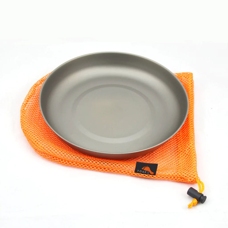Load image into Gallery viewer, Toaks 190mm Ultralight Titanium Plate By Toaks Outdoors
