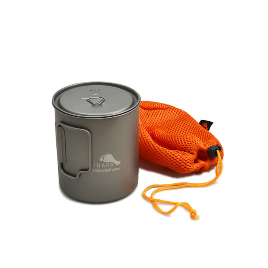 TOAKS Titanium Lightweight Pot with Lid (750ml & 900ml) 750ML By Toaks Outdoors
