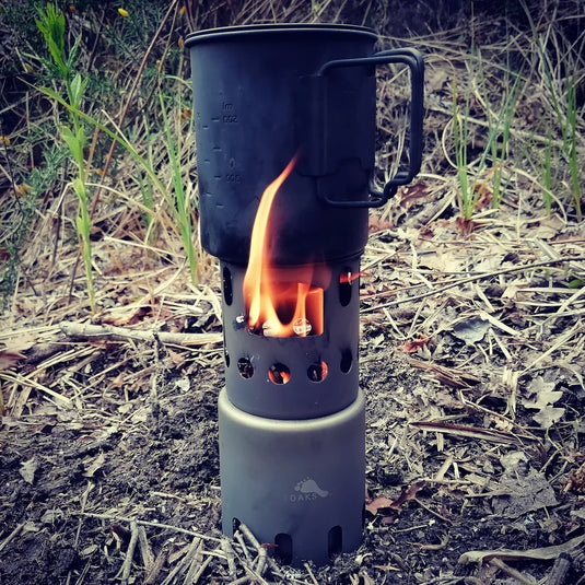 TOAKS Titanium Lightweight Pot with Lid (750ml & 900ml) By Toaks Outdoors