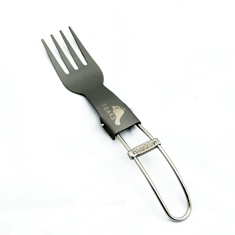 Load image into Gallery viewer, Toaks Titanium Folding Cutlery Series Fork By Toaks Outdoors

