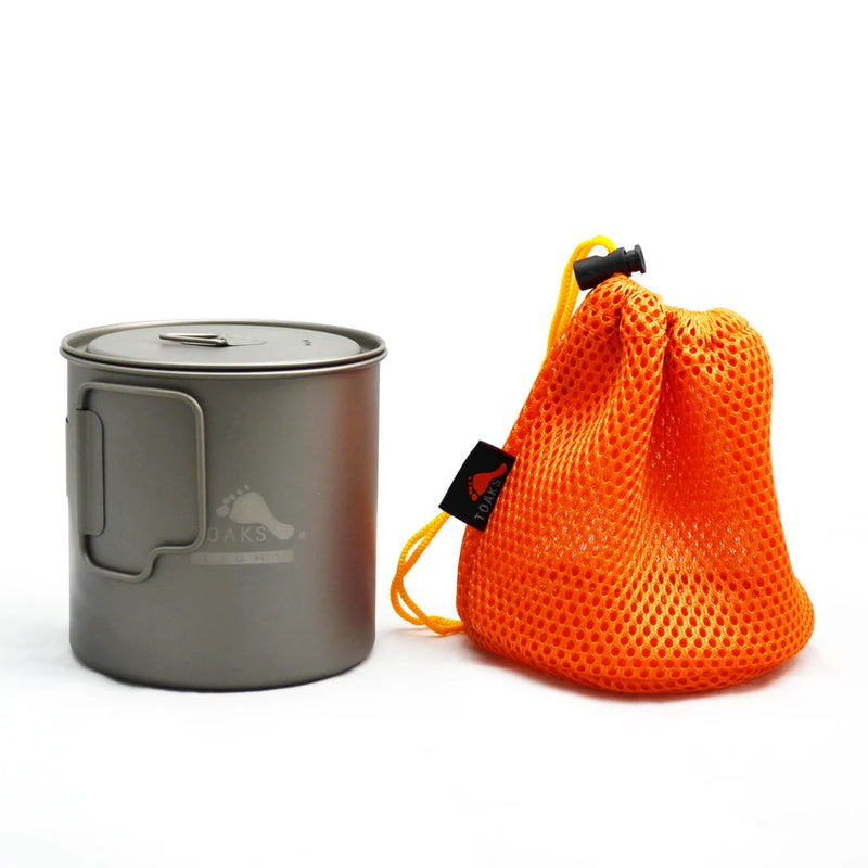 Load image into Gallery viewer, Toaks light Titanium Pots with Lid ( 550ML or 650ML) 650 ML By Toaks Outdoors
