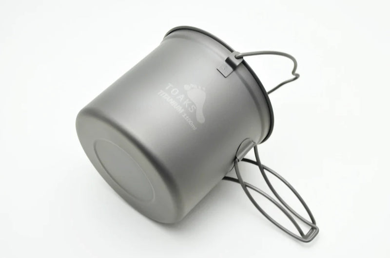Load image into Gallery viewer, Toaks Titanium Pot with Bail Handle (Various Size) By Toaks Outdoors
