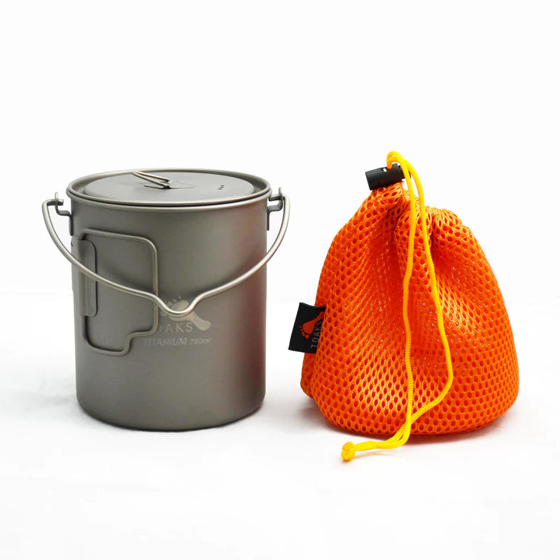 Load image into Gallery viewer, Toaks Titanium Pot with Bail Handle (Various Size) By Toaks Outdoors
