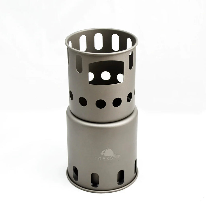 Load image into Gallery viewer, Toaks Titanium Wood Burning Stove ( Small / Large) Small By Toaks Outdoors
