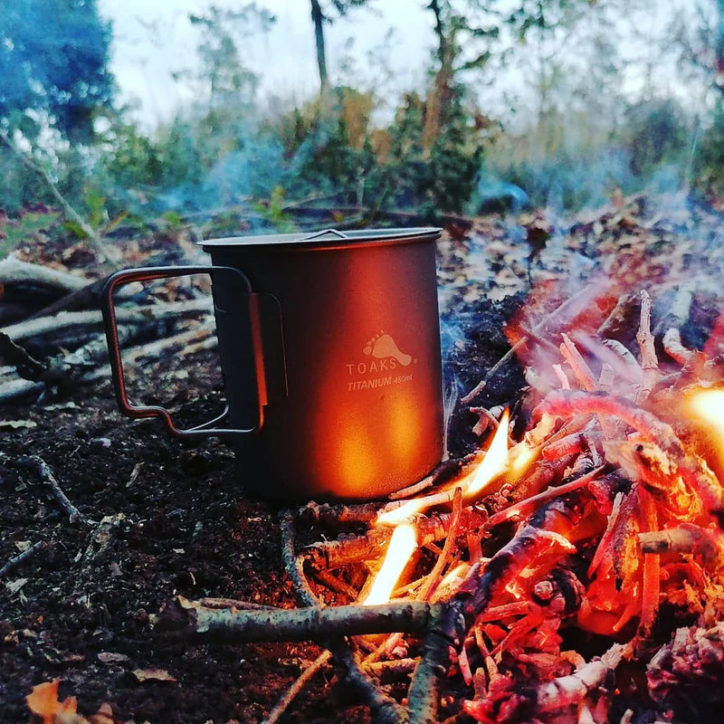 Load image into Gallery viewer, Toaks Titanium Cup / Mug (375ML / 450ml ) By Toaks Outdoors
