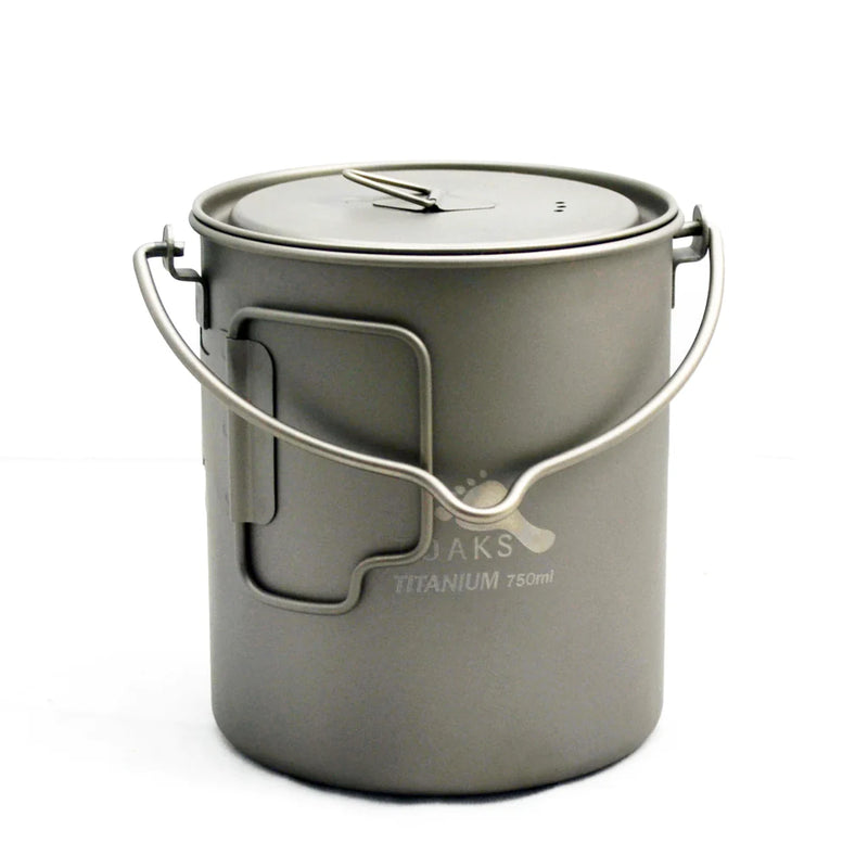 Load image into Gallery viewer, Toaks Titanium Pot with Bail Handle (Various Size) 750ml By Toaks Outdoors
