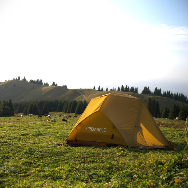 FireMaple Tropics 2 Person Backpacking Tent With Footprint By Fire Maple Gear