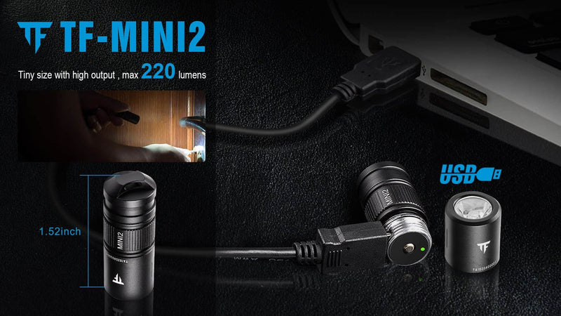 Load image into Gallery viewer, TrustFire Mini2 Keychain Flashlight By Trust Fire
