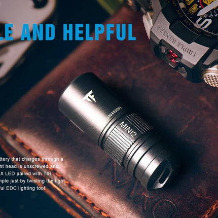 Trustfire Mini2 Mini lampe de poche LED Rechargeable porte-clés alimenté par Usb 250 Lumens lampe de poche IPX8 EDC lampe torche lampes de poche / Éclairage portable Trustfire Mini2 Mini lampe de poche LED Rechargeable porte-clés alimenté par Usb 250 Lumens lampe de poche IPX8 EDC lampe torche lampes de poche / Éclairage portable
