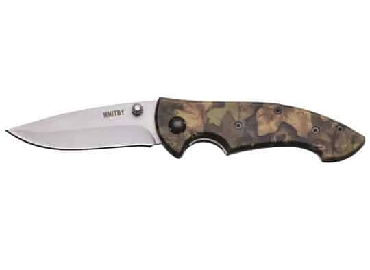 Whitby Camo Lock Knife (3") By Whitby Knives and Gear
