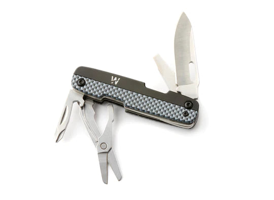 Load image into Gallery viewer, Whitby KENT+ EDC Multipurpose Knife (Various Colours) Carbon Fibre Pattern By Whitby Knives and Gear

