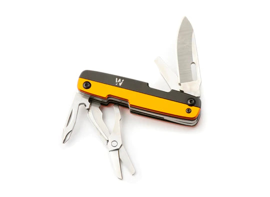 Load image into Gallery viewer, Whitby KENT+ EDC Multipurpose Knife (Various Colours) Lava Orange &amp; Black By Whitby Knives and Gear
